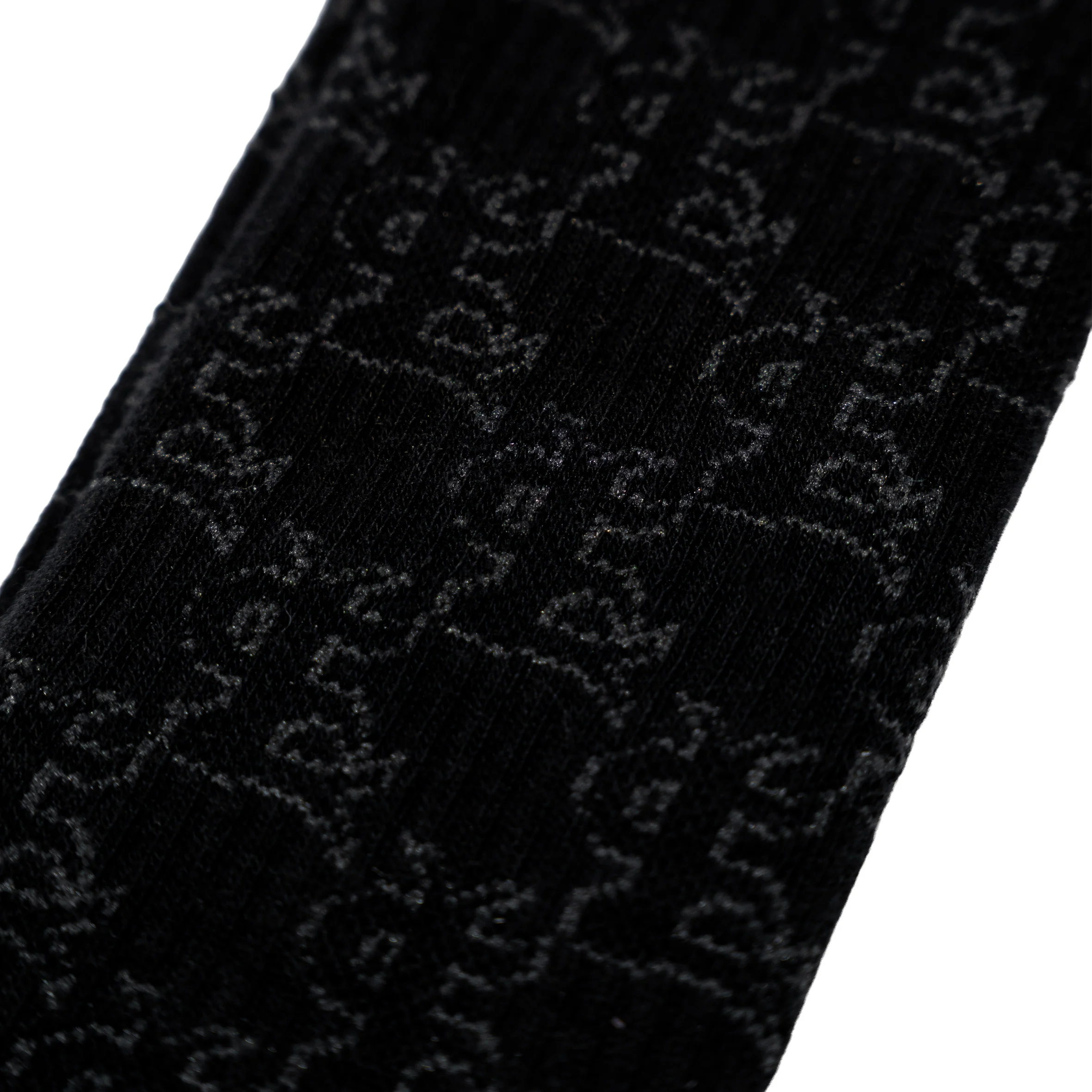 BLACK MONOGRAM SOCKS - Image 3