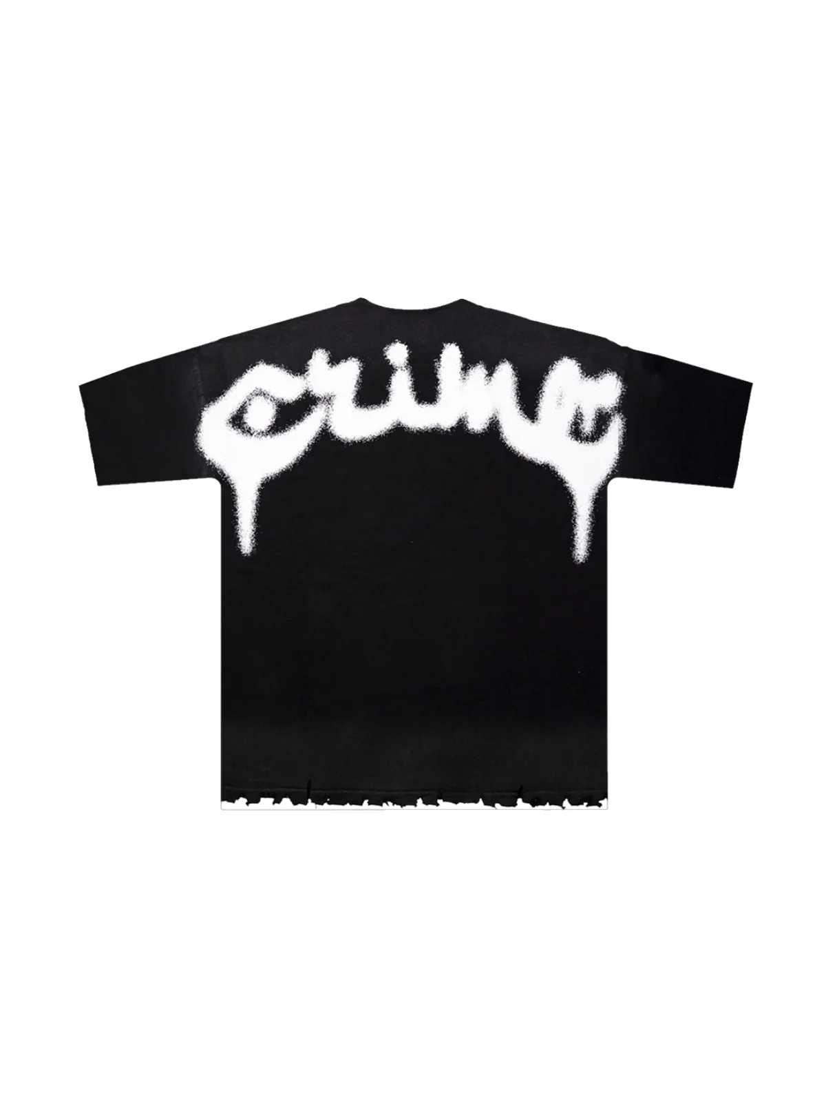 DISTRESSED BLACK TEE - Image 2
