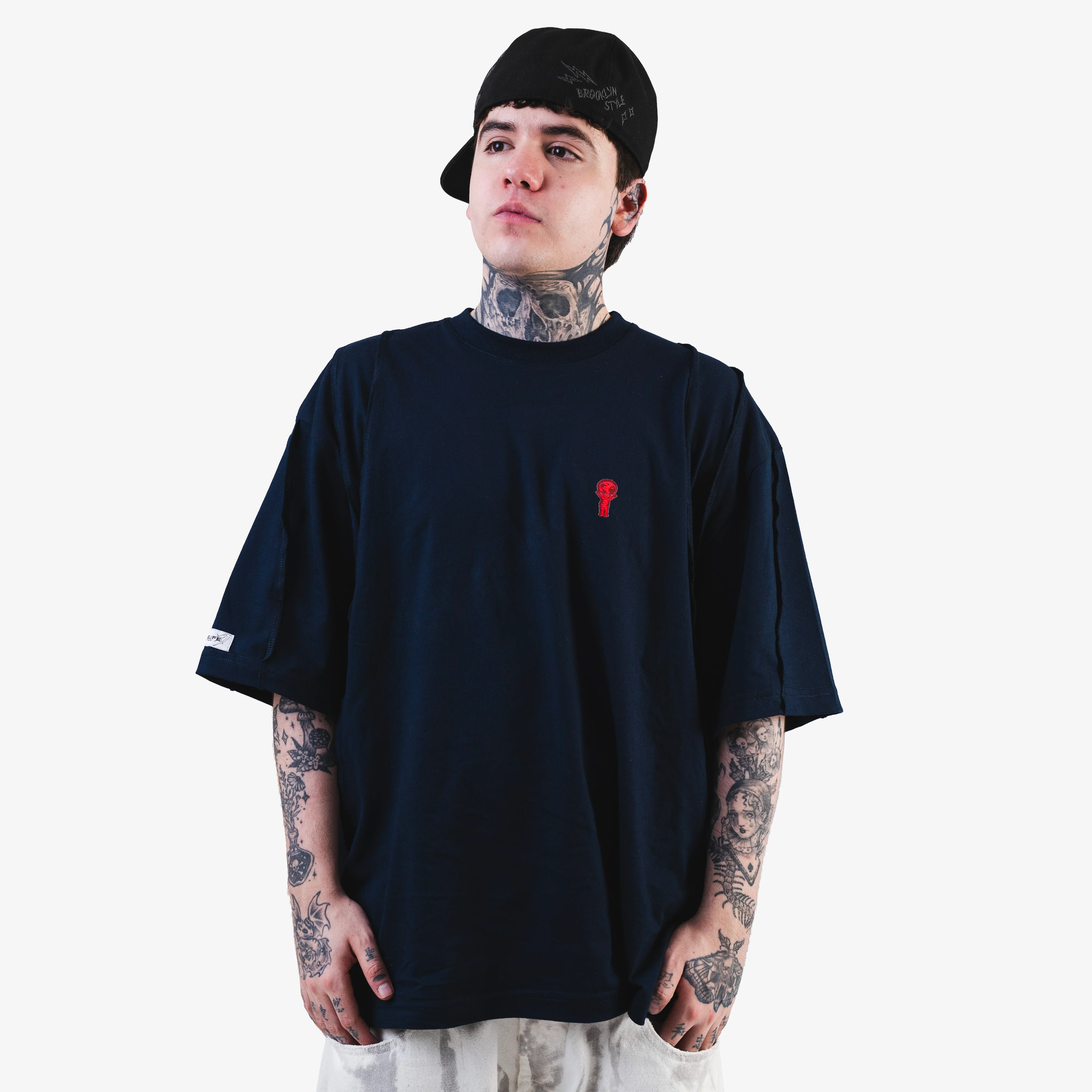 ESSENTIAL BASIC TEE NAVY - Image 4