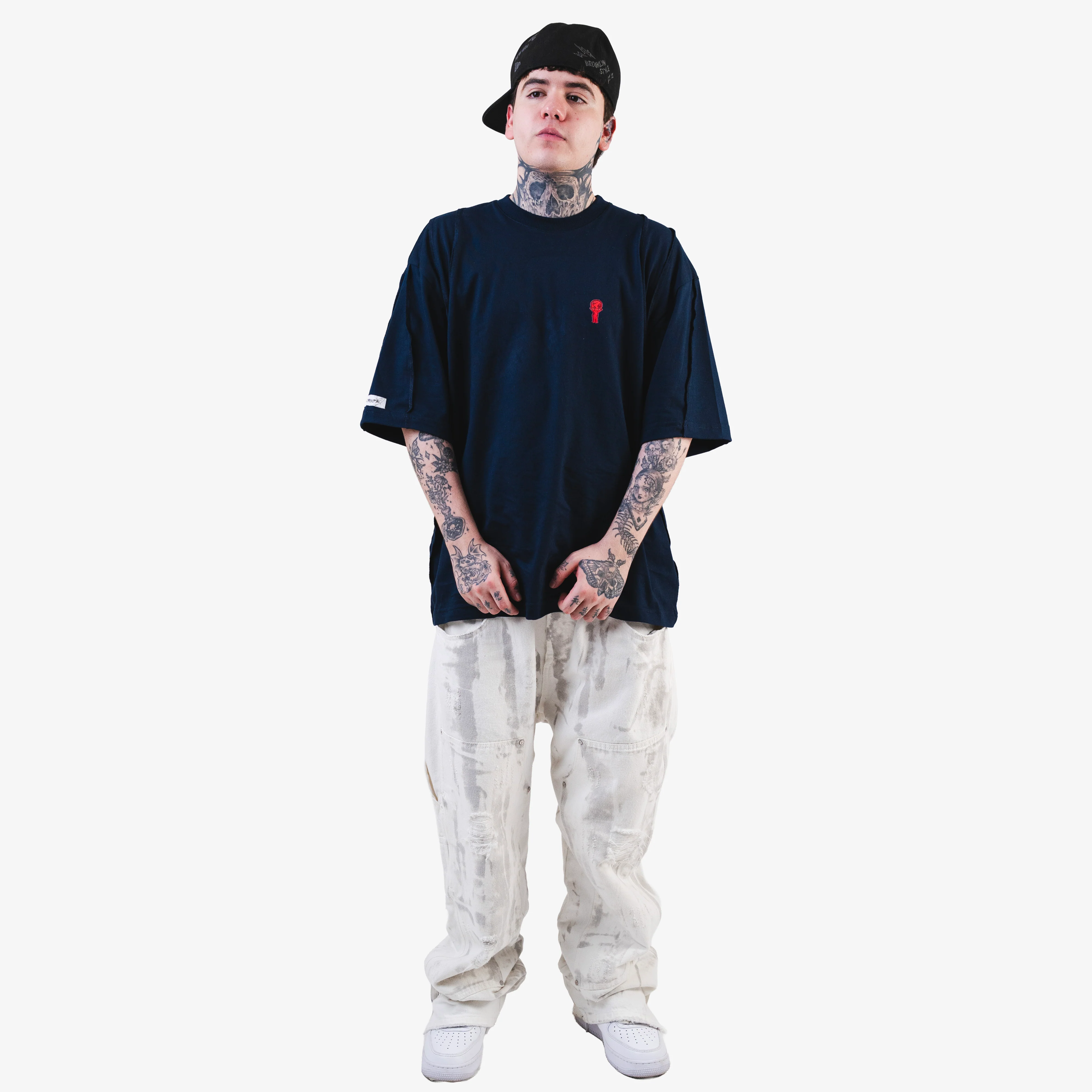 ESSENTIAL BASIC TEE NAVY - Image 5