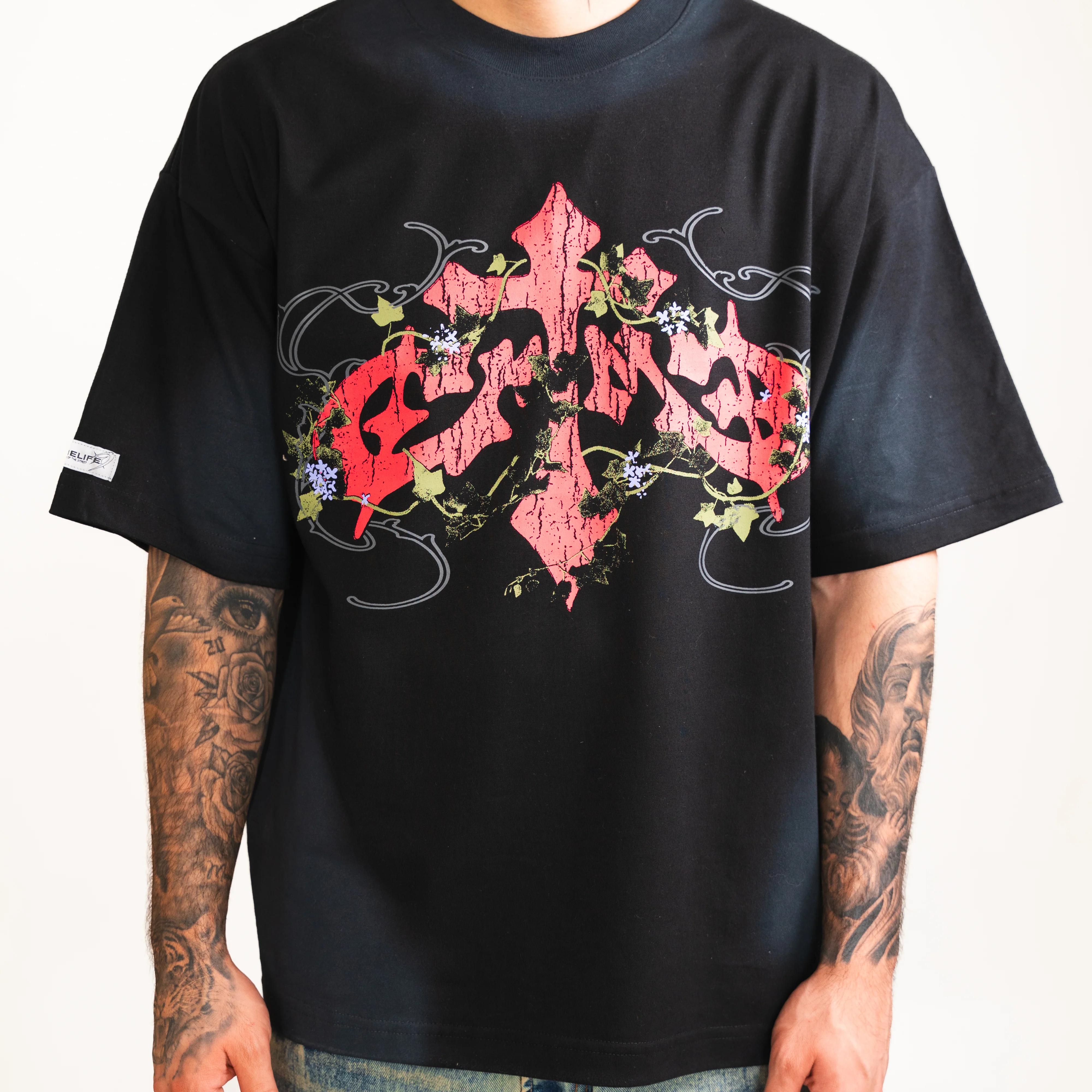 BLACK CANVAS TEE - Image 6
