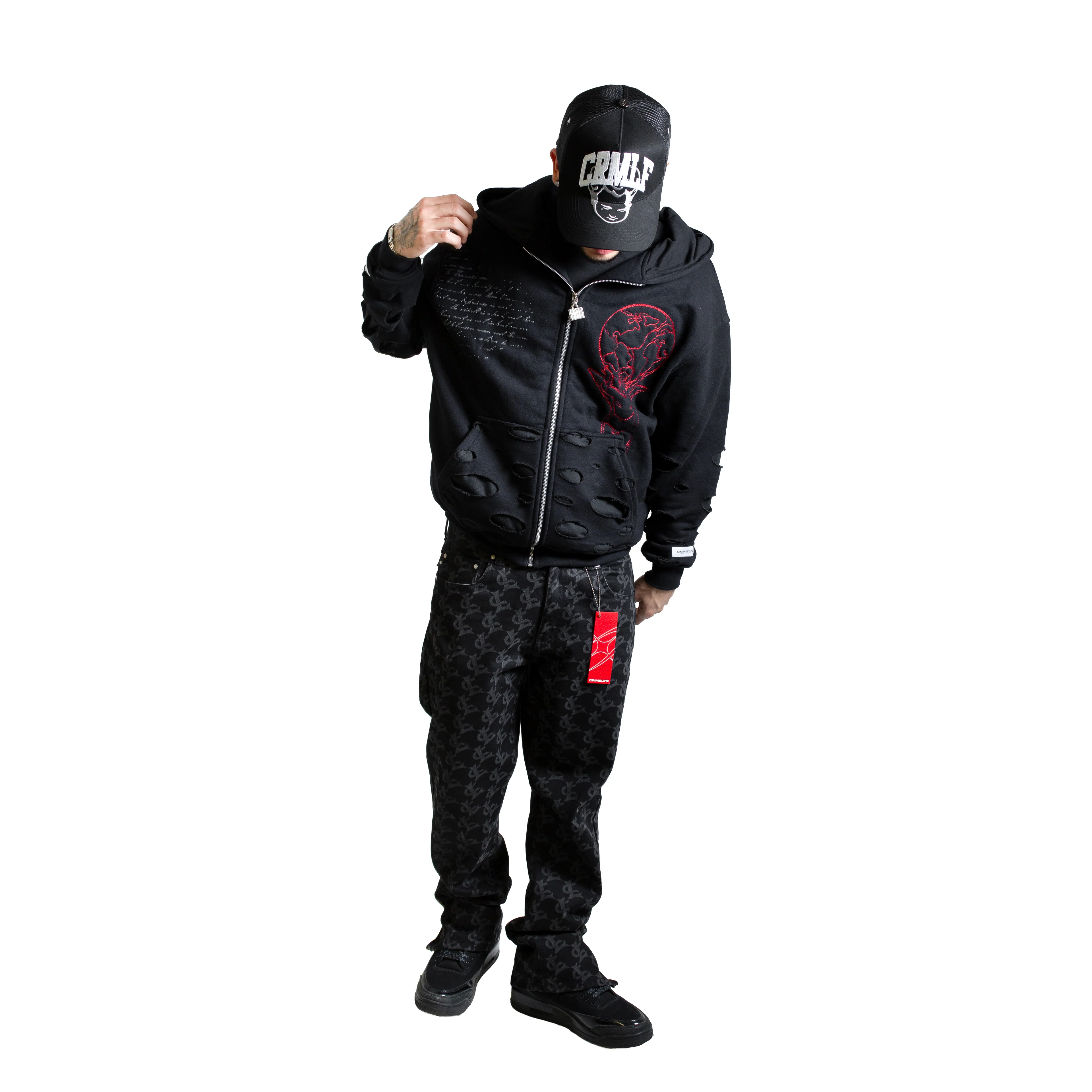 SHOT FIRE ZIPPER HOODIE - Image 10