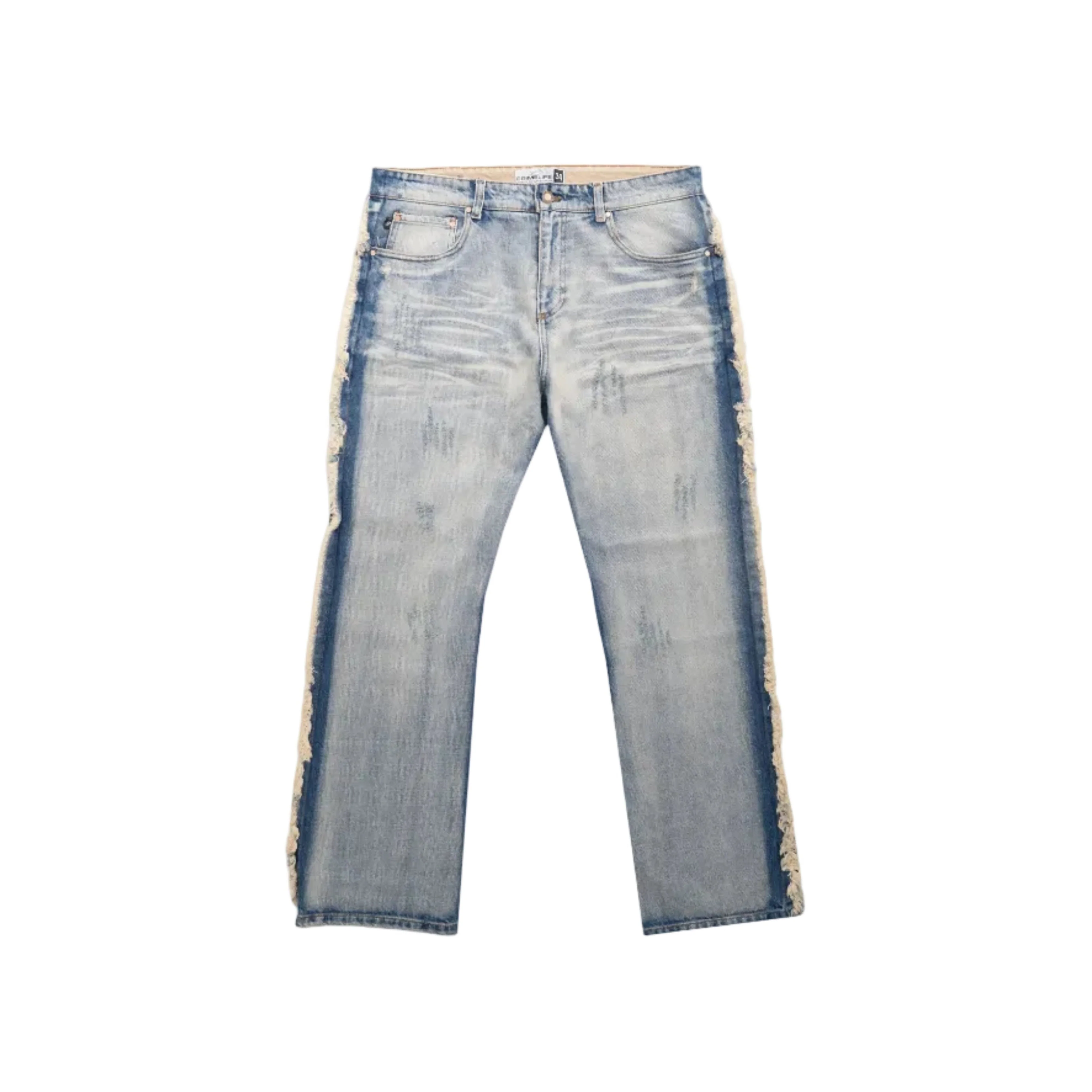 UNSTITCHED BLUE JEANS