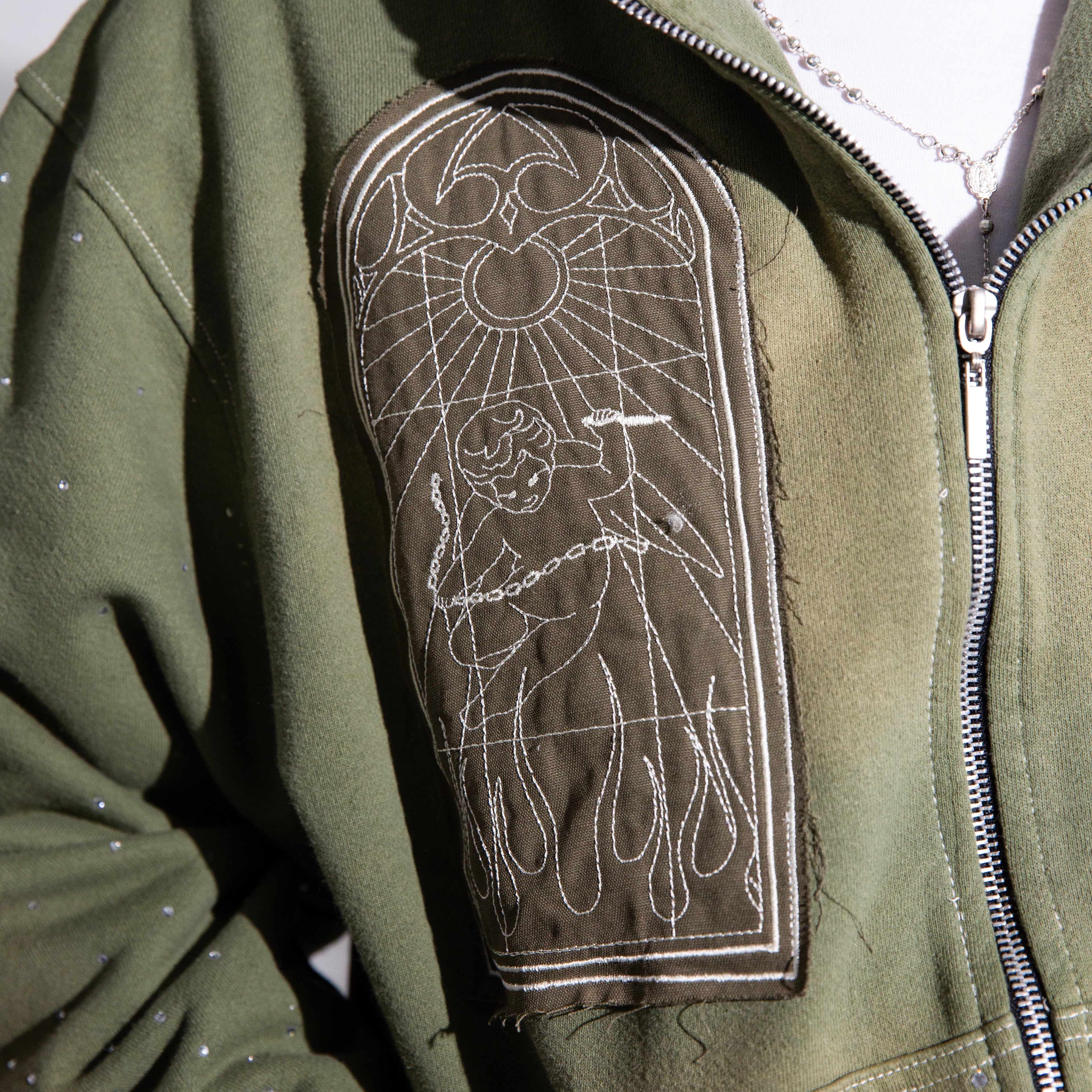 VITRAL GREEN HOODIE - Image 5